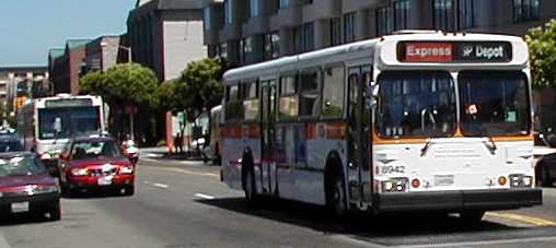 San Francisco MUNI New Flyer D40HF 8942